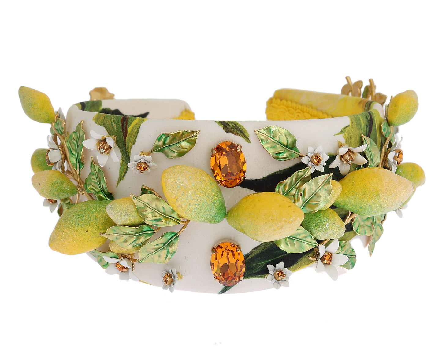  - Sicilian Lemon Crystal Diadem Tiara