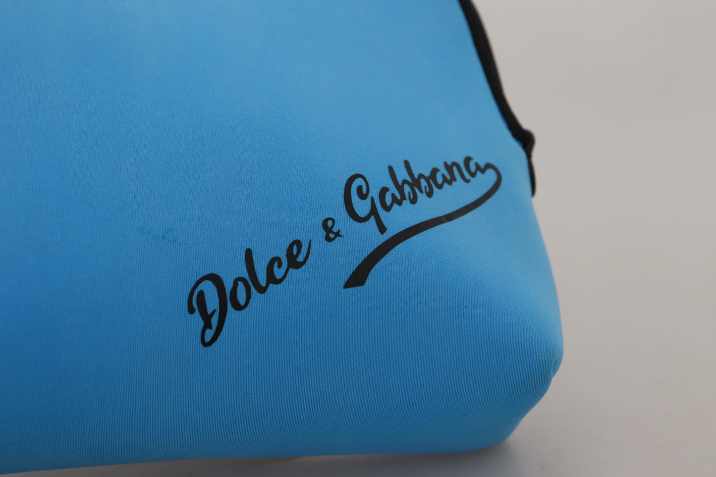  - Elegant Blue Polyamide Pouch Bag