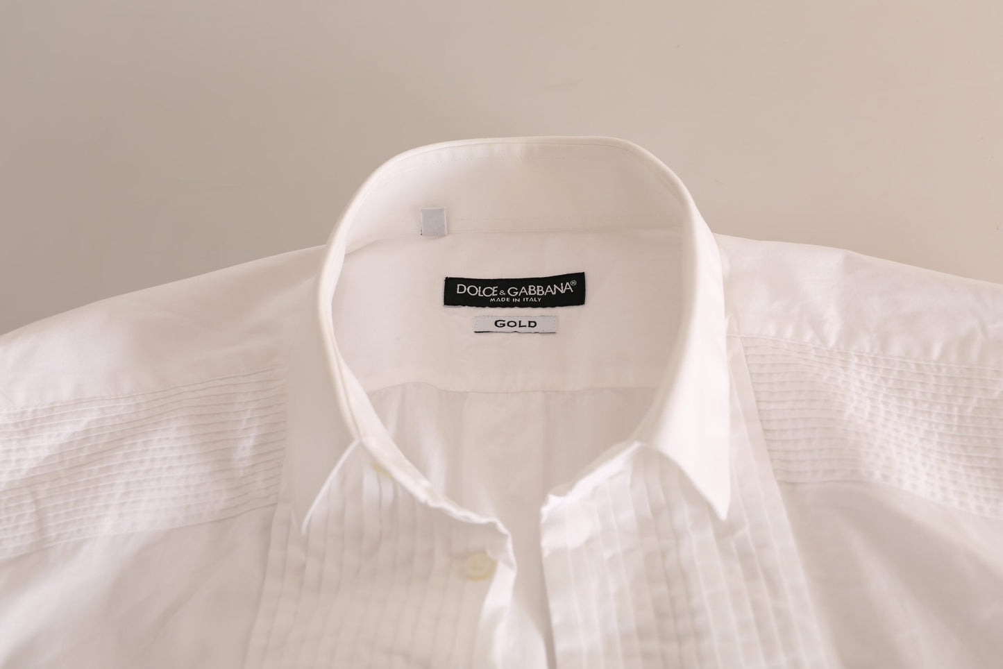  - Elegant White Slim Fit Cotton Dress Shirt