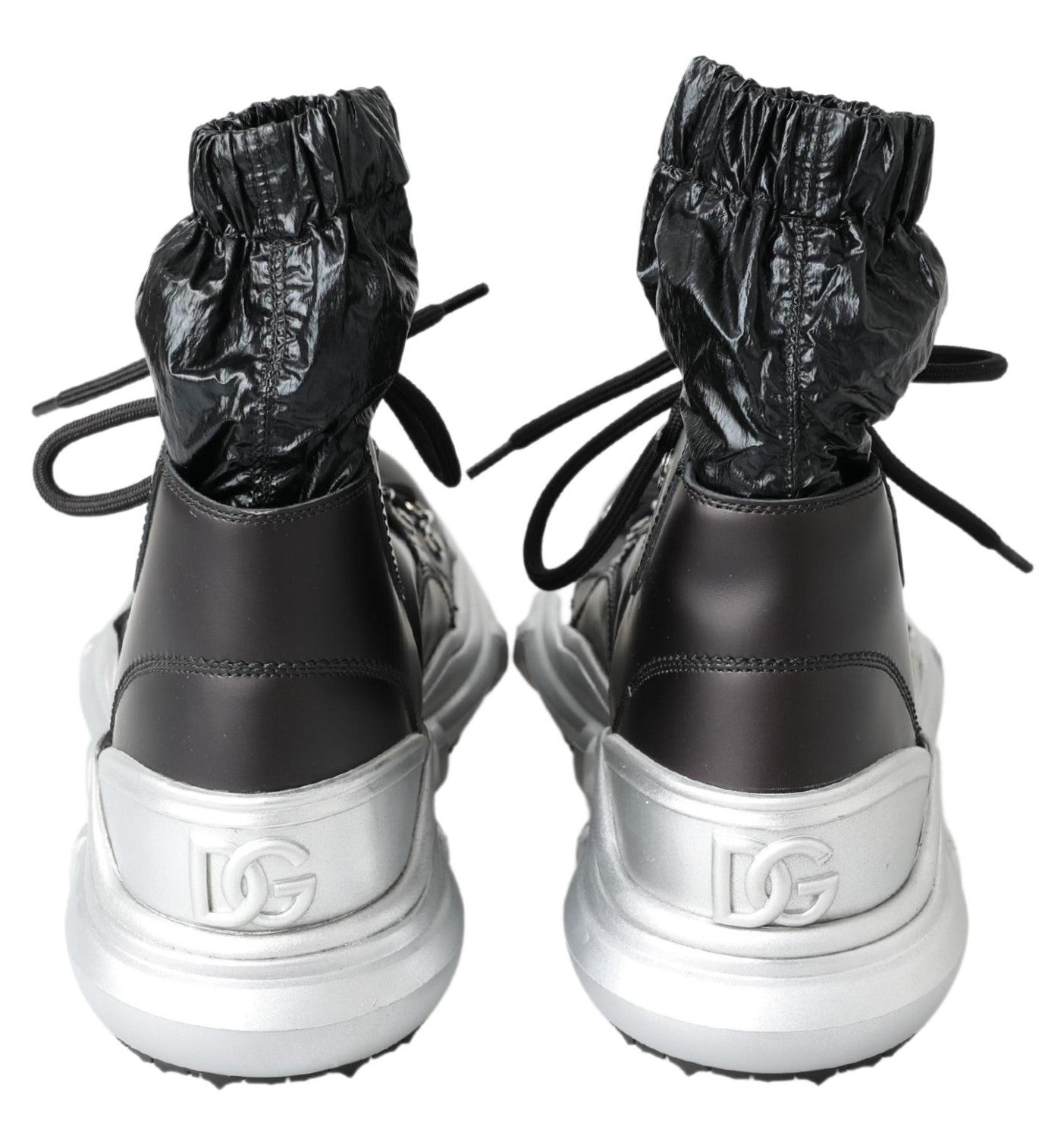  - Black High Top Sneaker Bootie