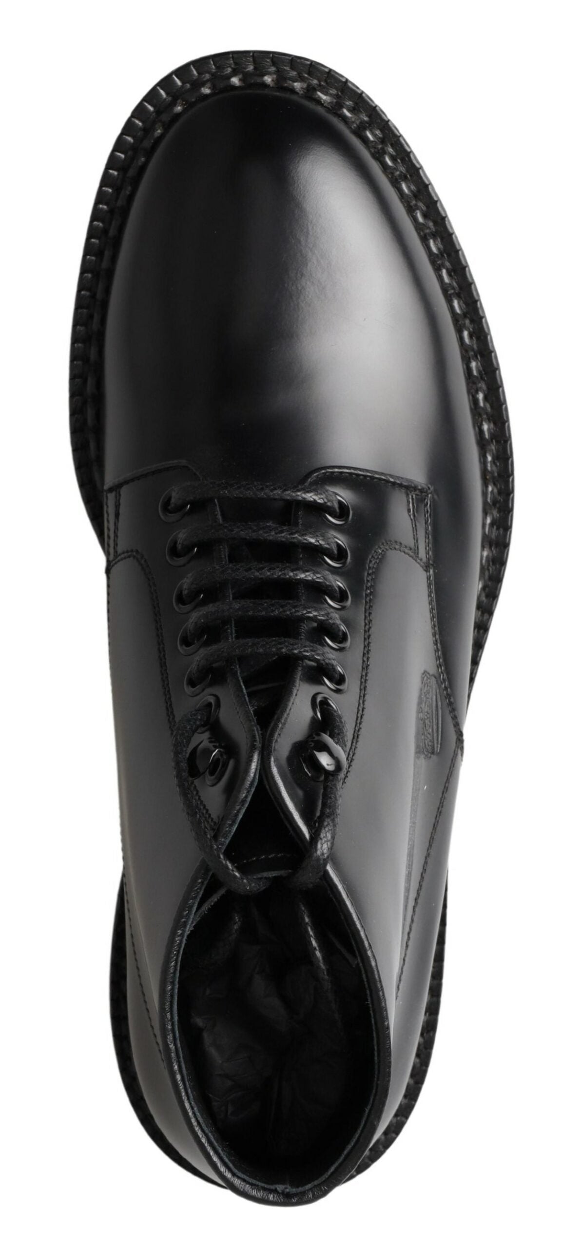  - Elegant Black Leather Men's Boots