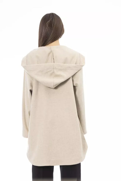  - Beige Wool Women Sweater