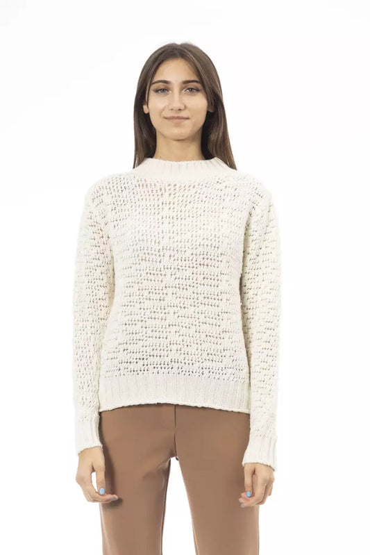  - White Polyamide Women Sweater