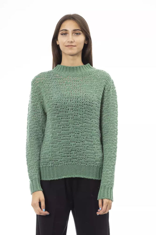  - Green Polyamide Women Sweater