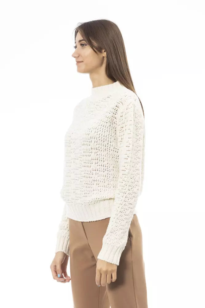  - White Polyamide Women Sweater