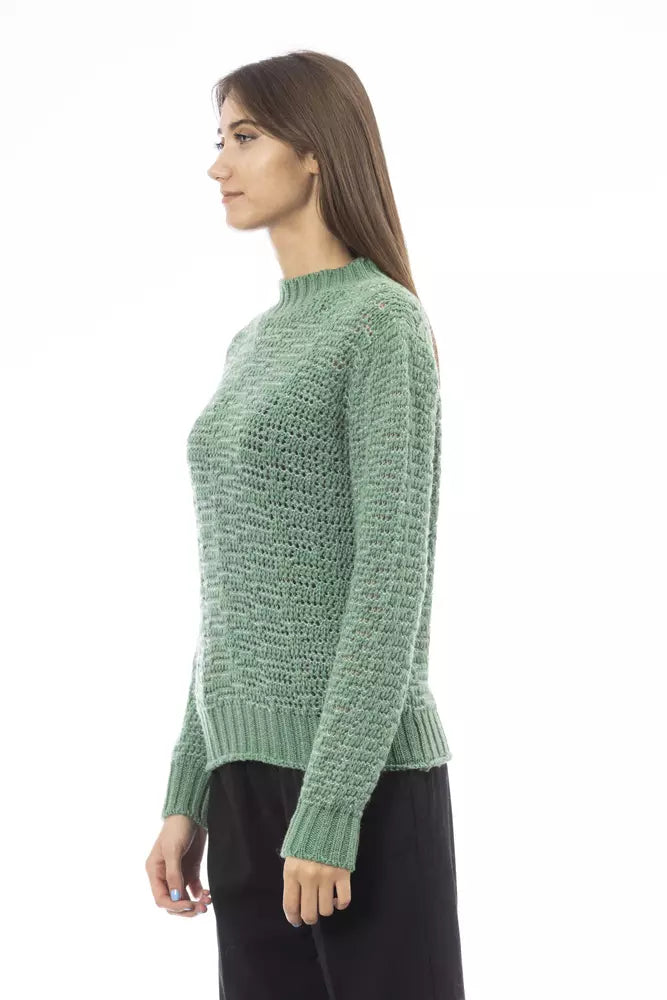  - Green Polyamide Women Sweater