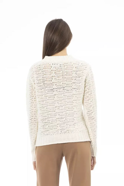  - White Polyamide Women Sweater