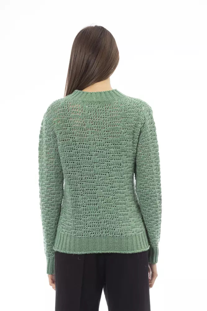  - Green Polyamide Women Sweater