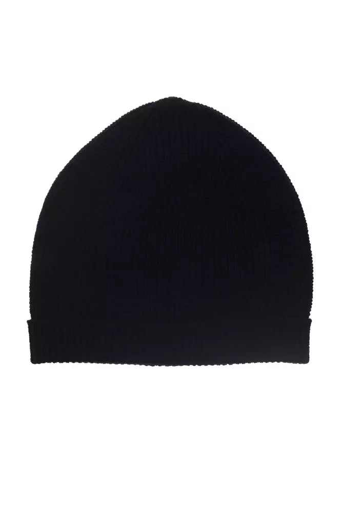  - Blue Merino Wool Men Hat