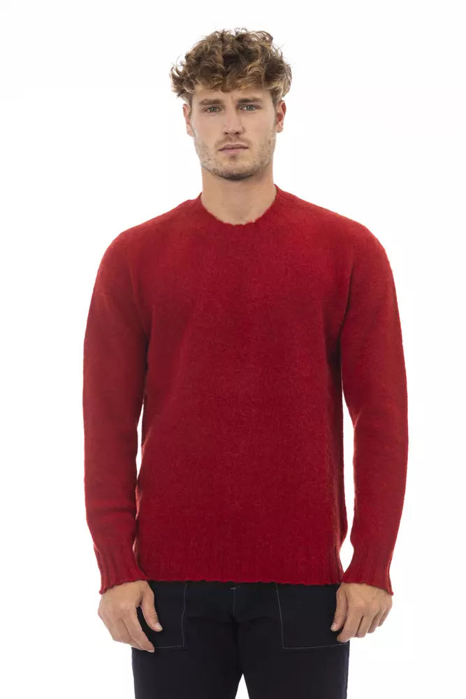  - Red Wool Men Sweater