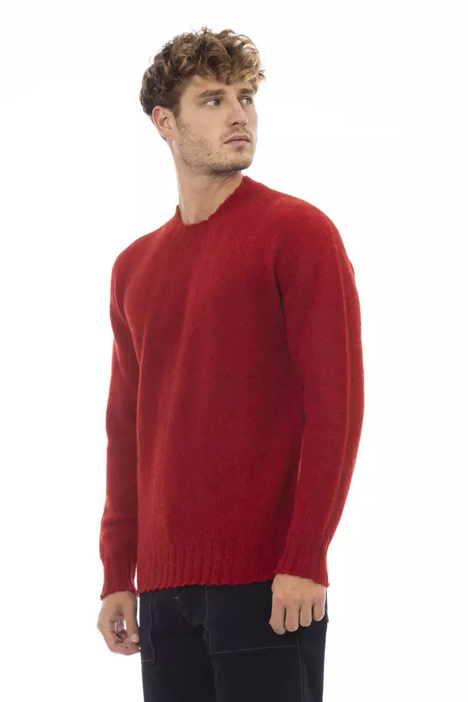  - Red Wool Men Sweater