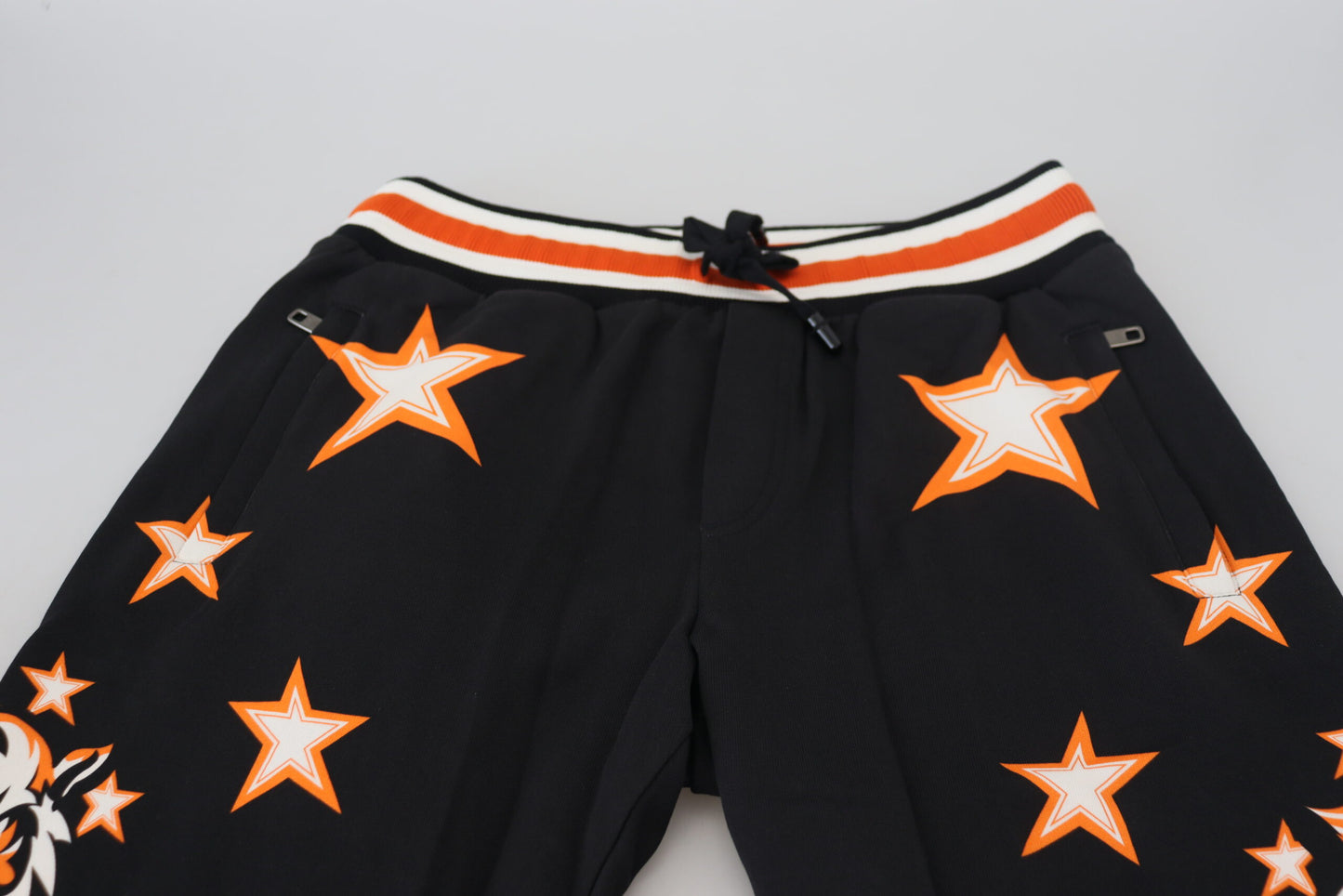  - Elegant Black Star Casual Sweatpants