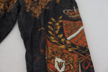  - Baroque Crown Silk Sweatpants