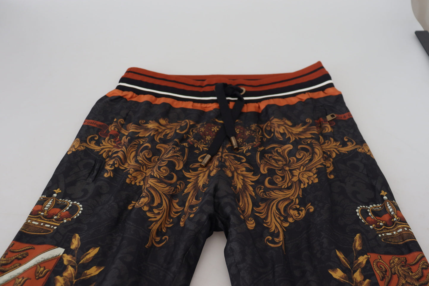  - Baroque Crown Silk Sweatpants