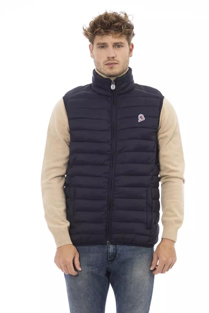 Invicta Blue Polyamide Sleeveless Jacket