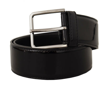  - Elegant Black Leather Belt