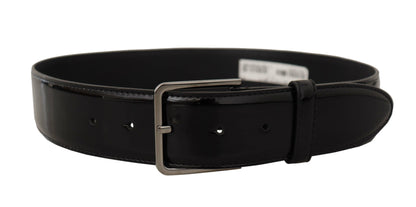  - Elegant Black Leather Belt