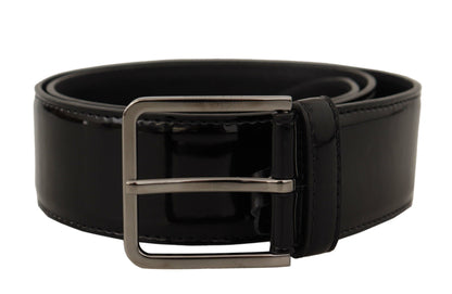  - Elegant Black Leather Belt