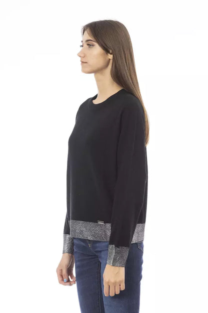  - Black Wool Women Sweater