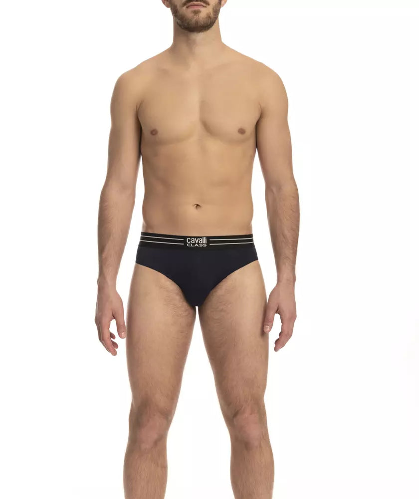  - Blue Cotton Men Underwear Pack