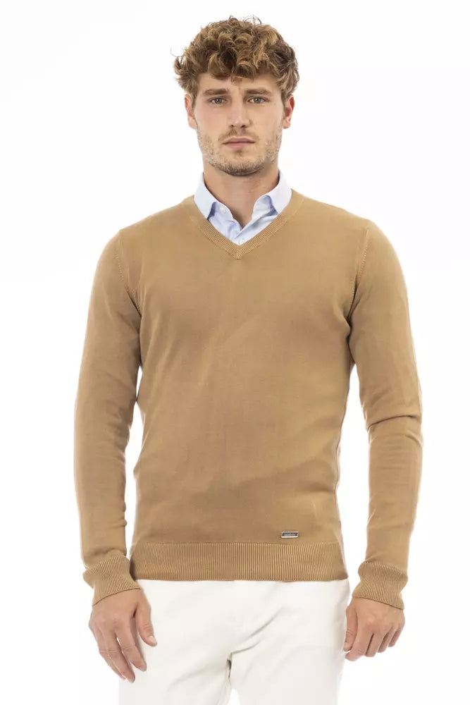  - Beige Modal Men Sweater