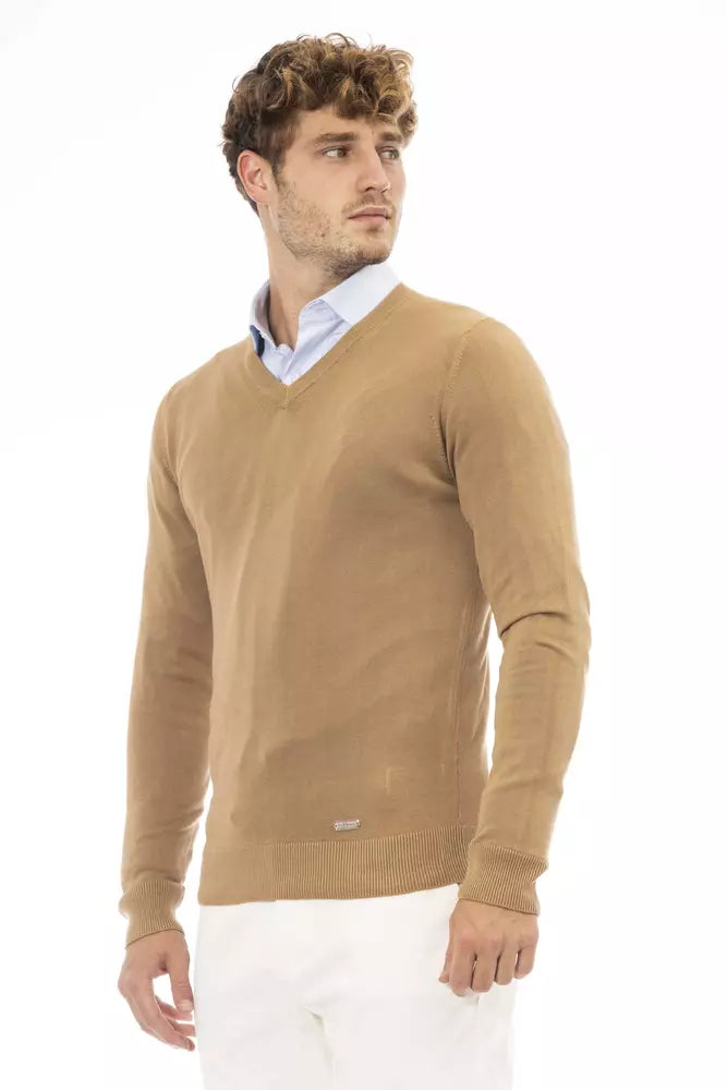  - Beige Modal Men Sweater