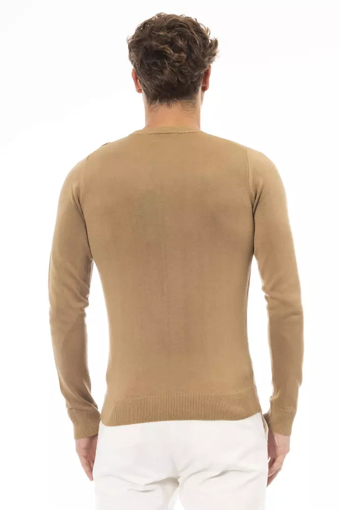  - Beige Modal Men Sweater