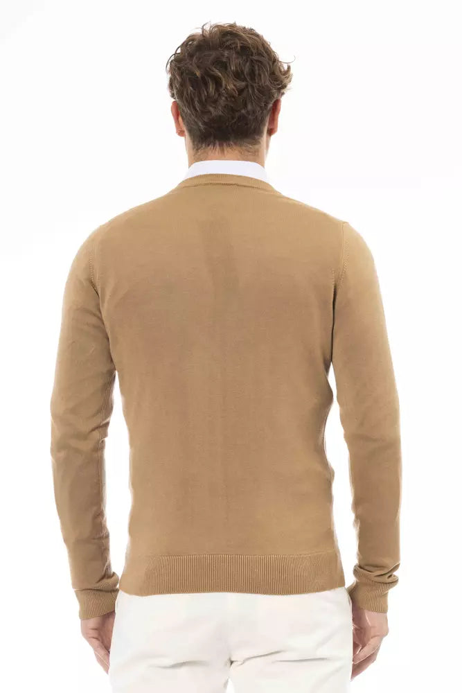  - Beige Modal Men Sweater