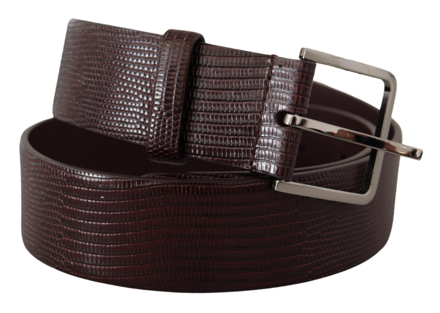  - Elegant Dark Brown Leather Belt