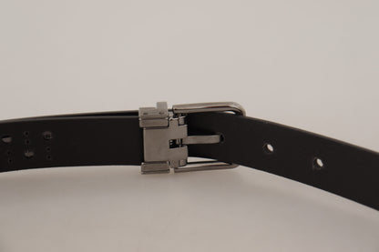  - Elegant Dark Purple Leather Belt