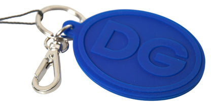  - Chic Brass and Rubber Logo Keychain