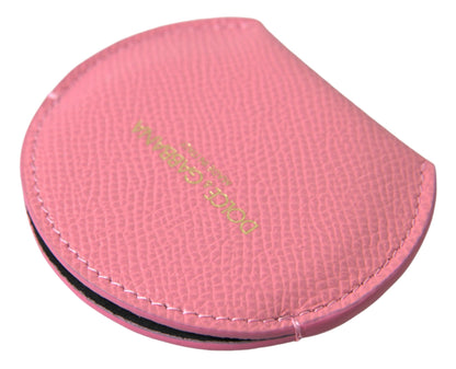  - Elegant Pink Leather Mirror Holder