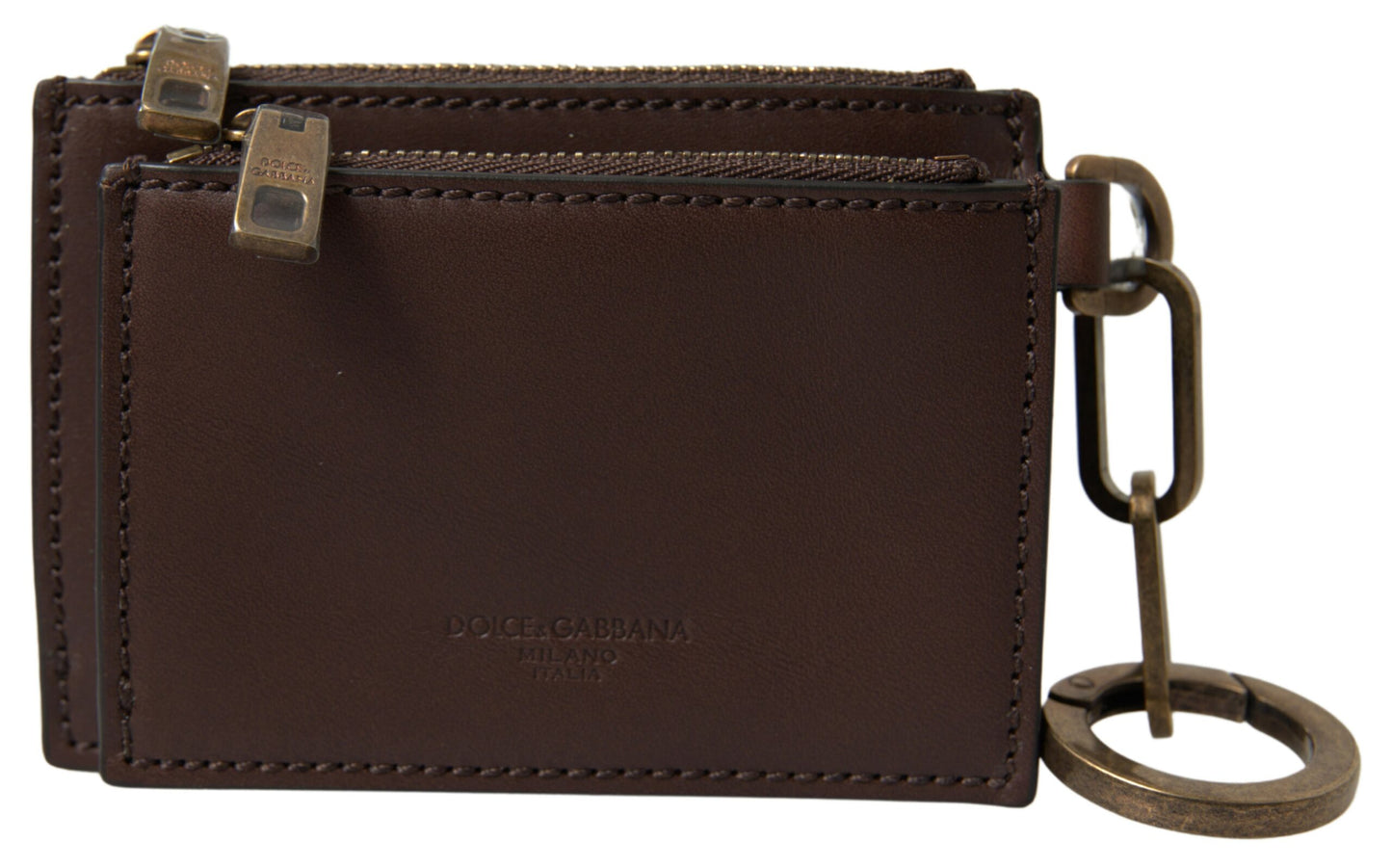  - Elegant Brown Leather Coin Purse Wallet