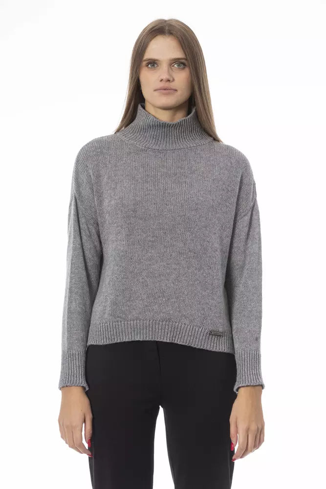  - Gray Wool Women Sweater