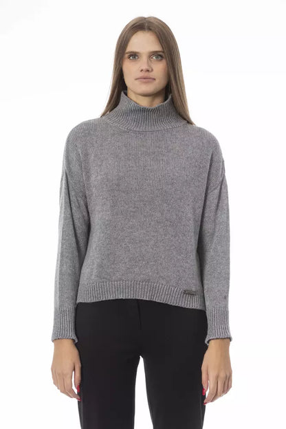  - Gray Wool Women Sweater