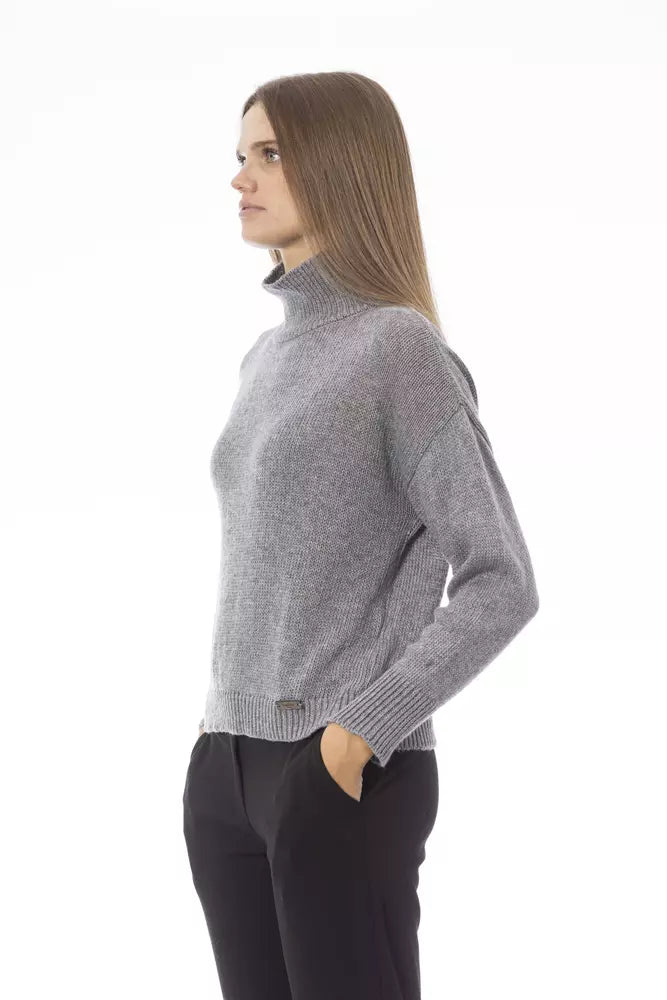  - Gray Wool Women Sweater