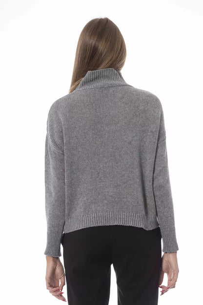  - Gray Wool Women Sweater