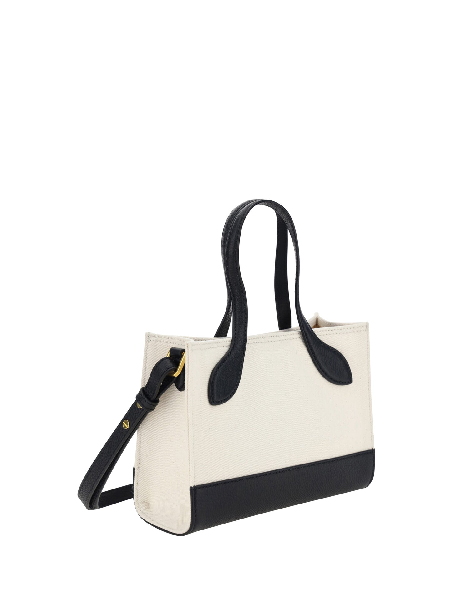  - Chic Contrast Mini Leather Handbag