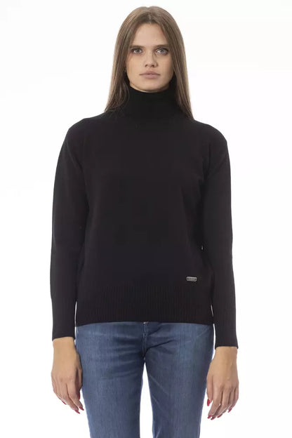  - Black Wool Women Sweater