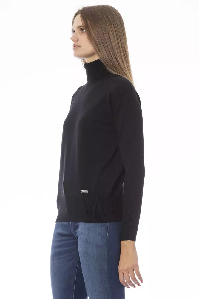  - Black Wool Women Sweater