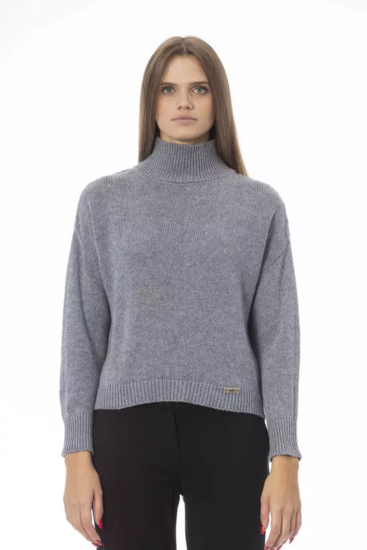  - Gray Wool Women Sweater