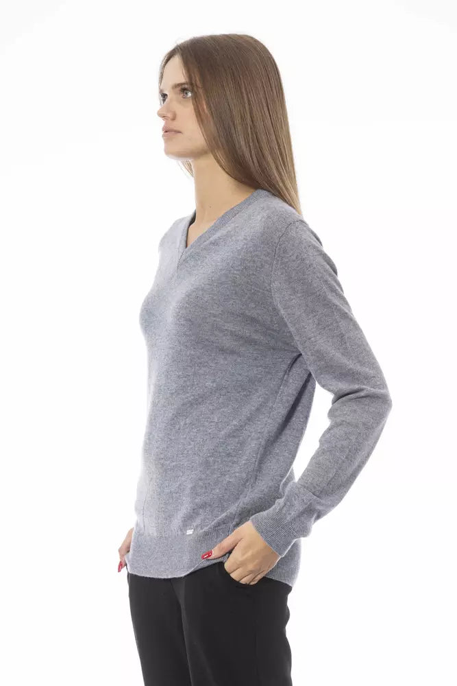  - Gray Wool Women Sweater