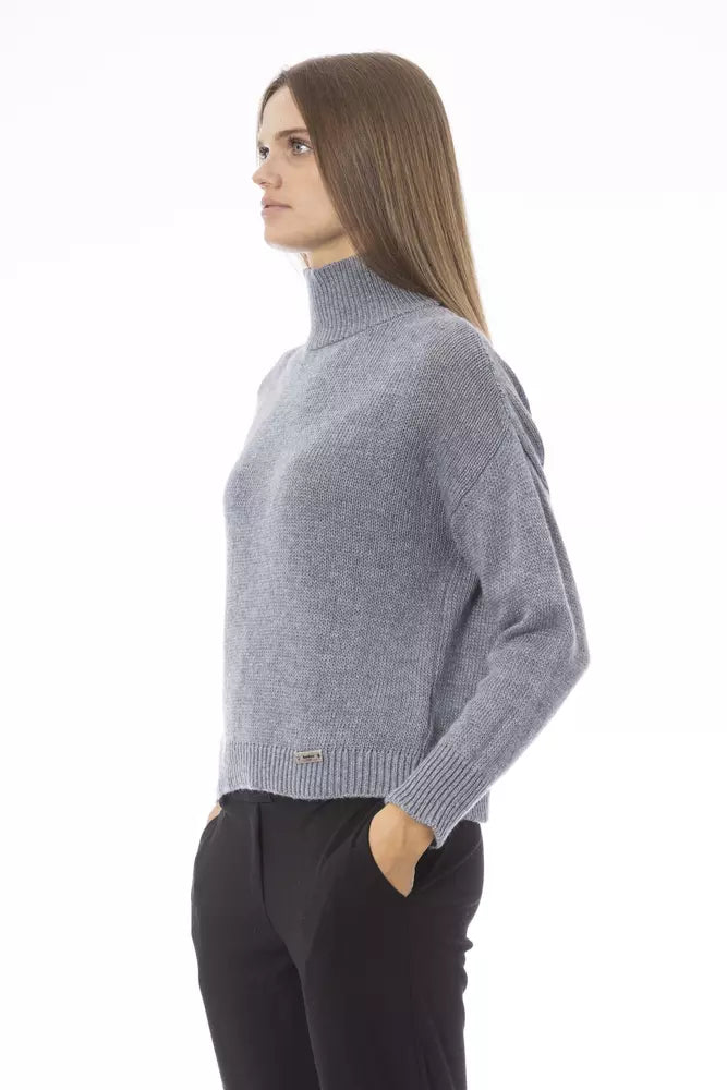  - Gray Wool Women Sweater