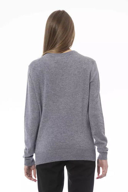  - Gray Wool Women Sweater