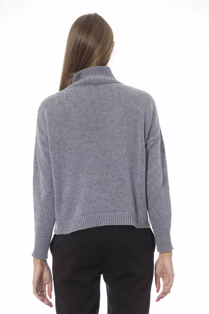  - Gray Wool Women Sweater