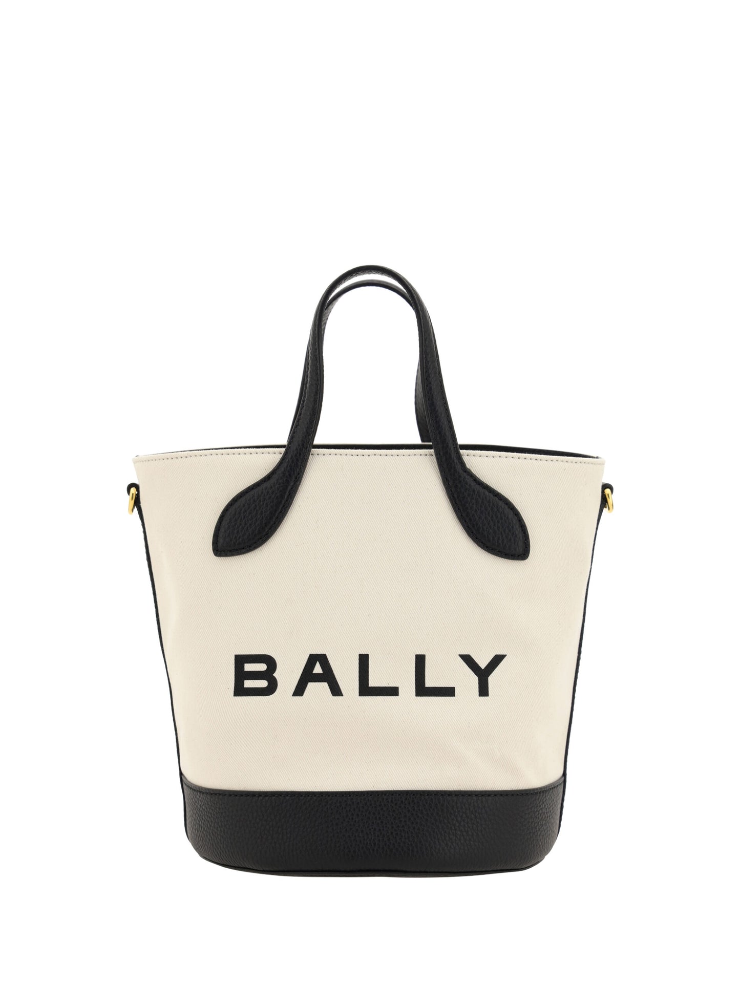  - Elegant Monogram Bucket Bag in Black & White