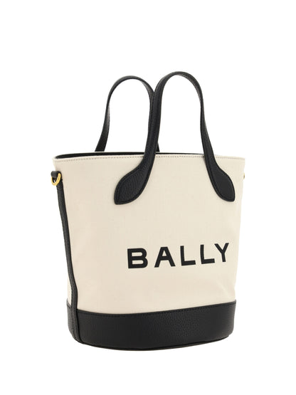  - Elegant Monogram Bucket Bag in Black & White