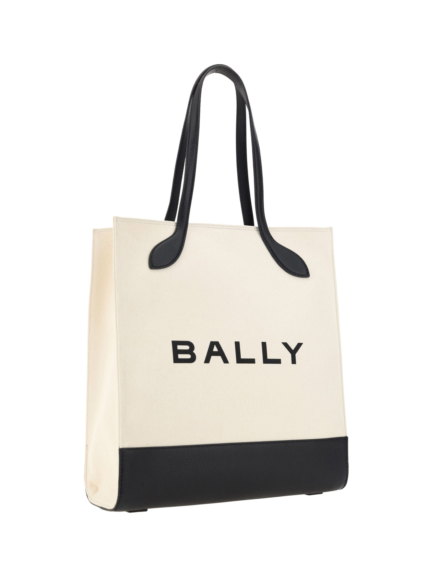  - Chic Monochrome Leather Tote Bag