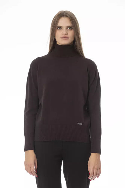  - Brown Wool Women Sweater