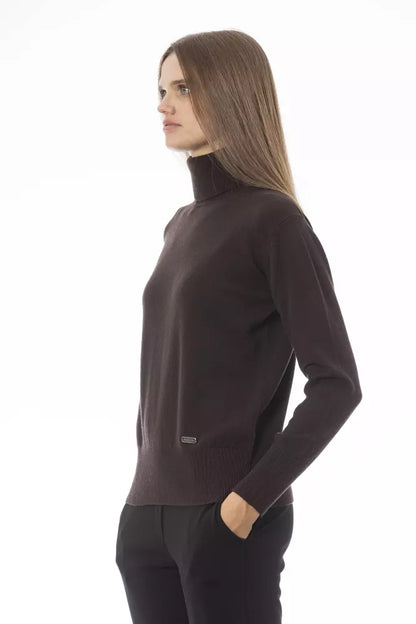  - Brown Wool Women Sweater